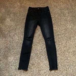 H&M size 6 black skinny jeans